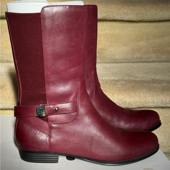 Isaac  Mizrahi Trolley mid shaft leather boots - Picture 2 of 10